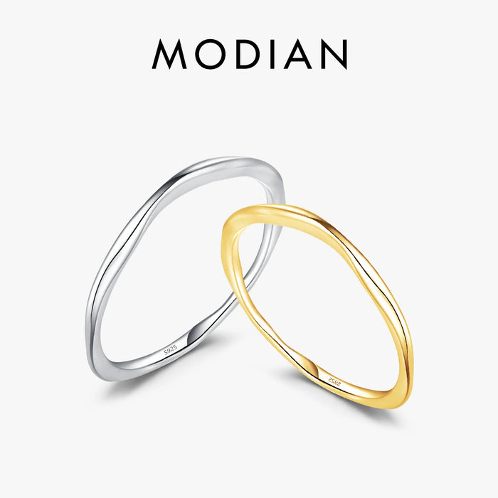 Twisted Stackable Sterling Silver Ring