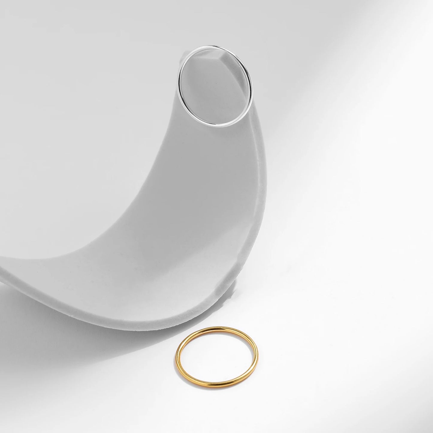 Minimalist Stackable Sterling Silver Ring