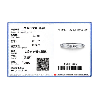 Marquise Cubic Zirconia Sterling Silver Ring