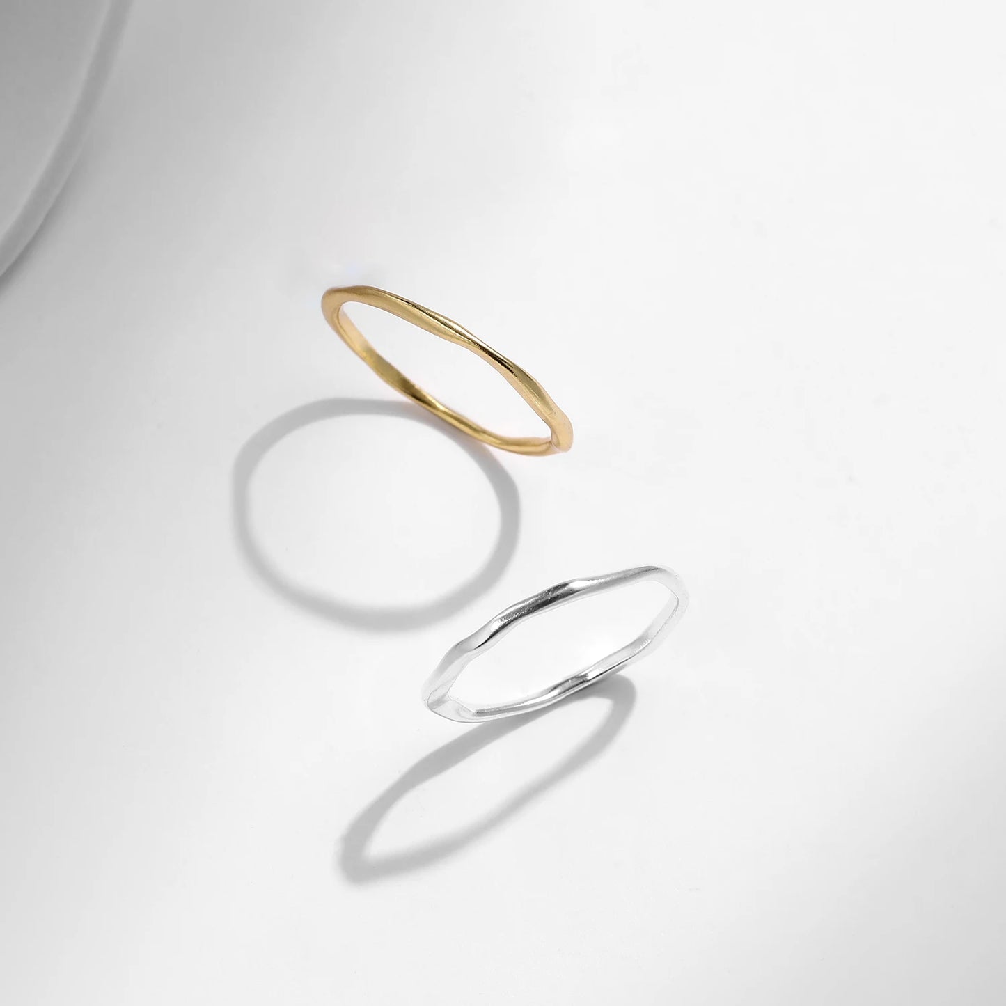 Twisted Stackable Sterling Silver Ring