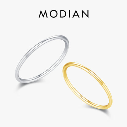 Minimalist Stackable Sterling Silver Ring