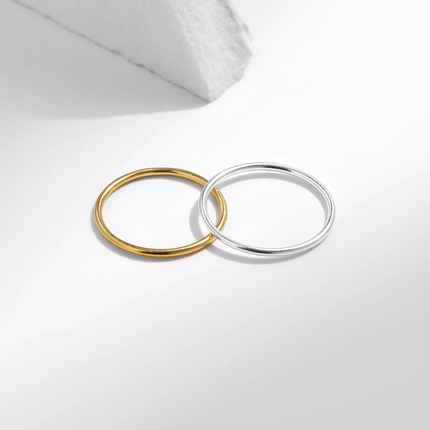 Minimalist Stackable Sterling Silver Ring
