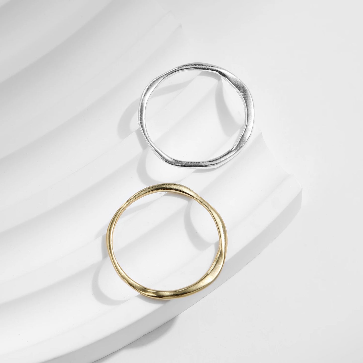 Twisted Stackable Sterling Silver Ring